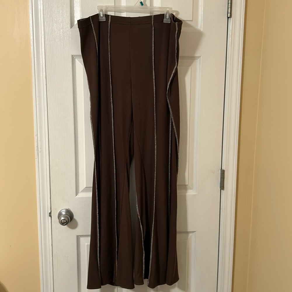 High Waist Flare Leg Pants